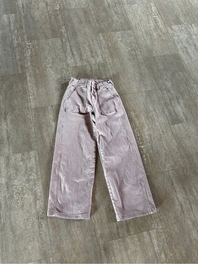 Light Mauve Wide Leg Jeans American Eagle 0